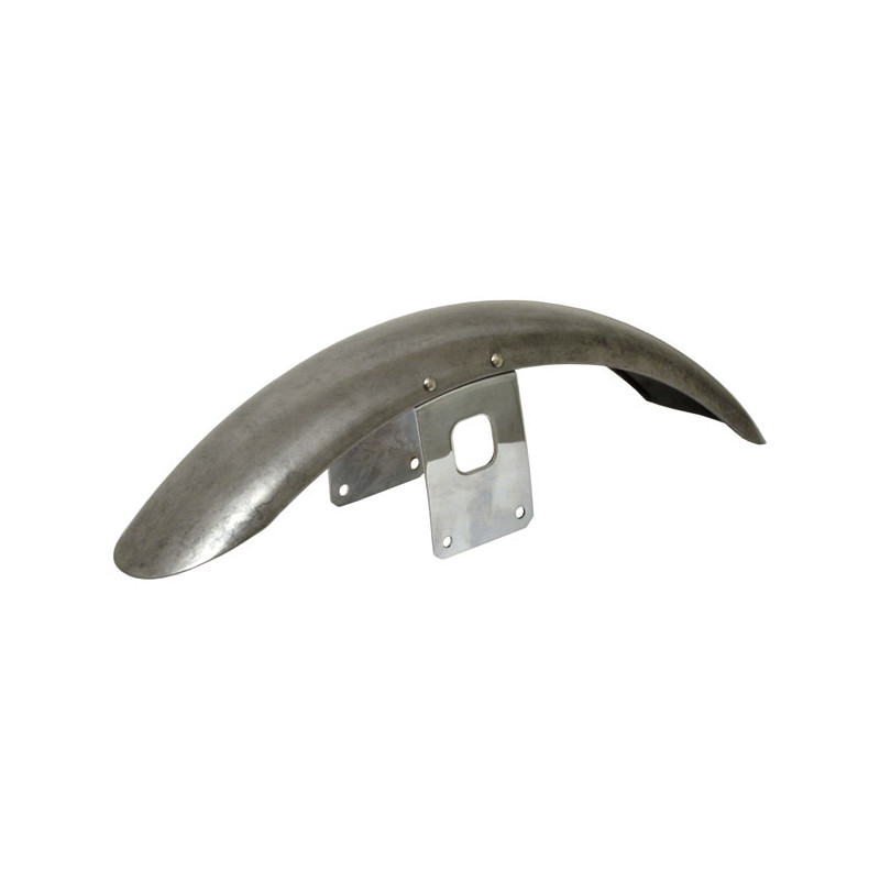 L84-07 style FX, XL narrow front fender. Chrome 73-07 XL FX 86-94 FXR 91-05 Dyna. (Excl. models with Wide Glide style forks) (NU