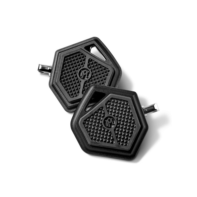 PM Superlight passenger floorboards, Black Ops 86-24 FLT/Touring 86-24 FL Softail (excl. FXFB FXFBS FXDRS) 06-17(NU)Dyna. Models