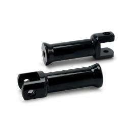 M8 Softail passenger footpeg mounts, black 18-23 Softail (excl. 19-20 FXDRS)