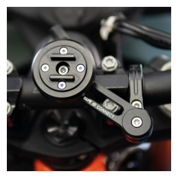 SP ConnectT, anti vibration module. Black Compatible with following SP ConnectT mounts: Moto Mount Pro Moto Stem Mount Bar Clamp
