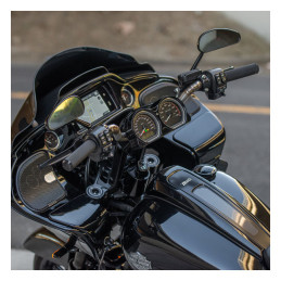 Arlen Ness, Method 10 risers for Road Glides. Black 15-23 FLTRX 107 15-23 FLTRXS 114 22-23 FLTRXST 117 15-19(NU)FLTRU 107 20-23 