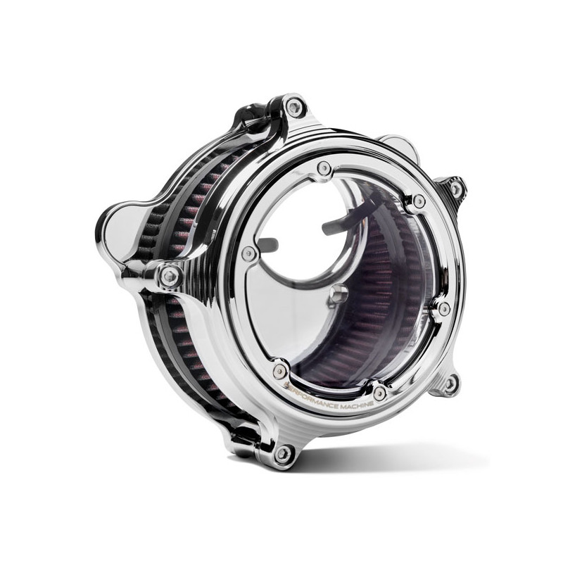 PM, Vision air cleaner kit. Chrome 18-24 Softail 17-24 Touring (excl. 2024 FLTRXSTSE Road Glide with 121" HO engine 23-24 FLHXSE