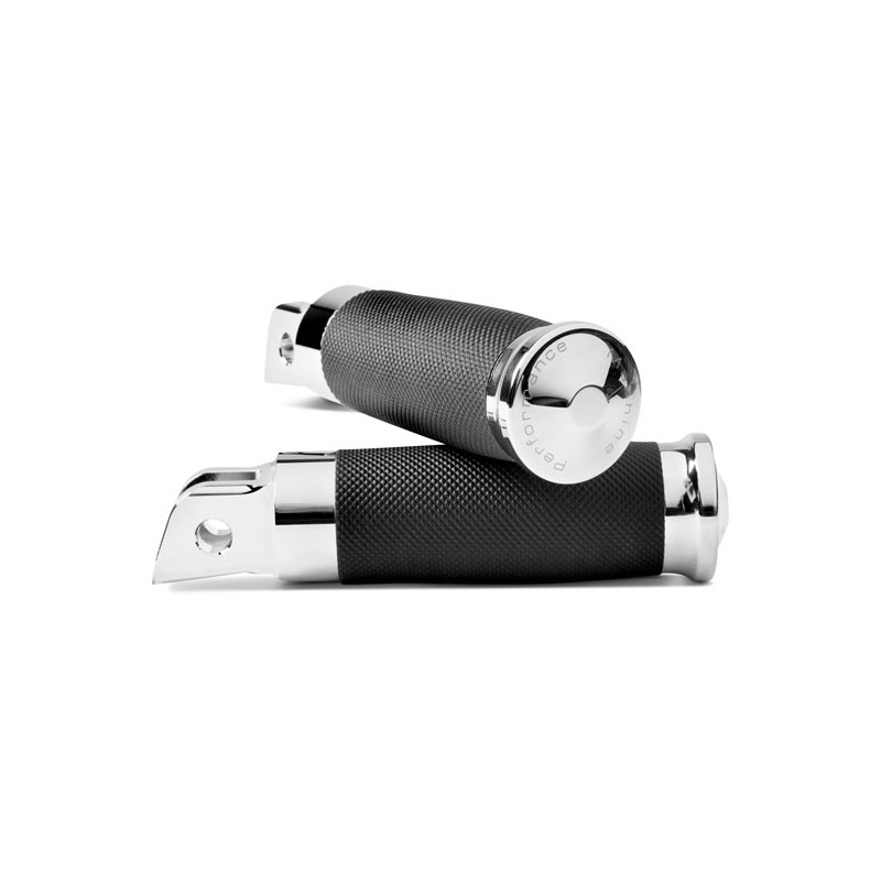 Performance Machine, Contour rider footpegs. Chrome 18-23 Softail with foot pegs (rider)