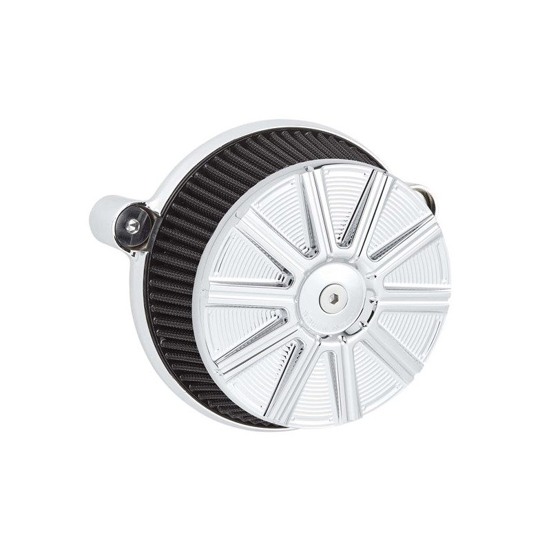 Arlen Ness, Stage 1 Big Sucker air cleaner kit. 10-Gauge chr 18-23 Softail 17-23 Touring (excl. 2023 FLHXSE FLTRXSE) 17-23 Trike