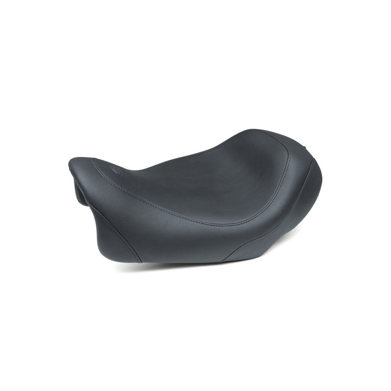Mustang, Wide Tripper solo seat black 14-17 Dyna Fat Bob (NU)