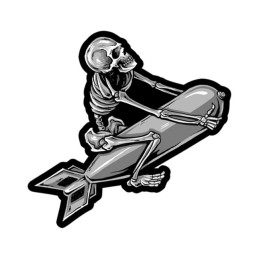 Parche Bordado LT Skeleton Bomber