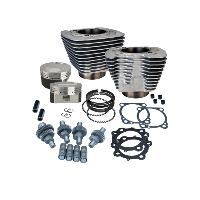 S&S, 883-1250 Hooligan big bore cyl. & piston kit 00-22 XL1200 (NU)