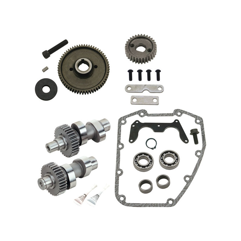 S&S, gear drive MR103G camshaft kit (IOG) 99-06 Twin Cam (excl. 2006 Dyna) with stock non-hydraulic chain tensioners (NU)