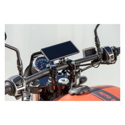 Uchwyt zaciskowy SP ConnectT, czarny, uniwersalny do dowolnej obudowy telefonu SP ConnectT lub interfejsu uniwersalnego.