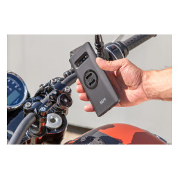 Uchwyt zaciskowy SP ConnectT, czarny, uniwersalny do dowolnej obudowy telefonu SP ConnectT lub interfejsu uniwersalnego.