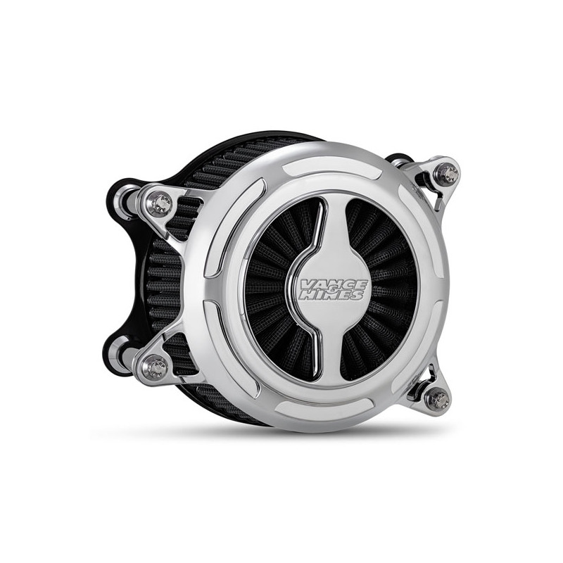 Filtr powietrza V&H VO2 Blade. Chromowany 16-17 Softail 2017 FXDLS 08-16 Touring Trike. (modele z e-throttle) (tylko dla modelu 