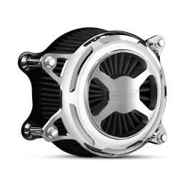 V&H, VO2 X air cleaner kit. Chrome 16-17 Softail 2017 FXDLS 08-16 Touring Trike. (e-throttle models) (NU)