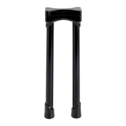 Biltwell Murdock O/S straight risers 14" black 1 1/8" handlebars