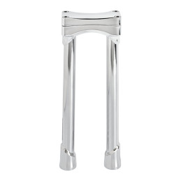 Biltwell Murdock O/S straight risers 12" chrome 1 1/8" handlebars