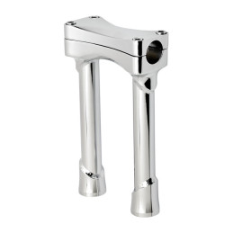 Biltwell Murdock O/S straight risers 8" chrome 1 1/8" handlebars