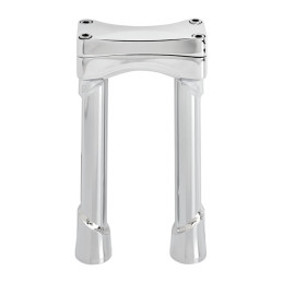 Biltwell Murdock O/S straight risers 8" chrome 1 1/8" handlebars