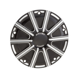 Tapa de derby 10-Gauge I Arlen Ness Contraste negro