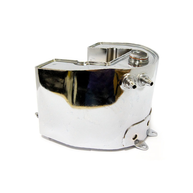 OIL TANK, HORSESHOE TOP FILL. CHROME 36-57 B.T.
