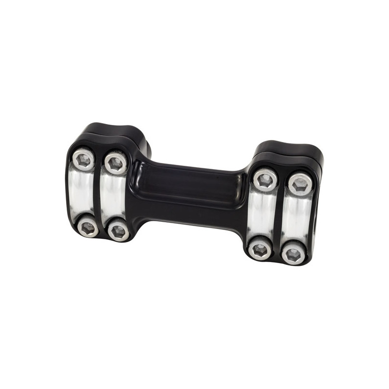 RSD, Nostalgia one-piece 4-bolt riser. 1.5" rise. Black CC 