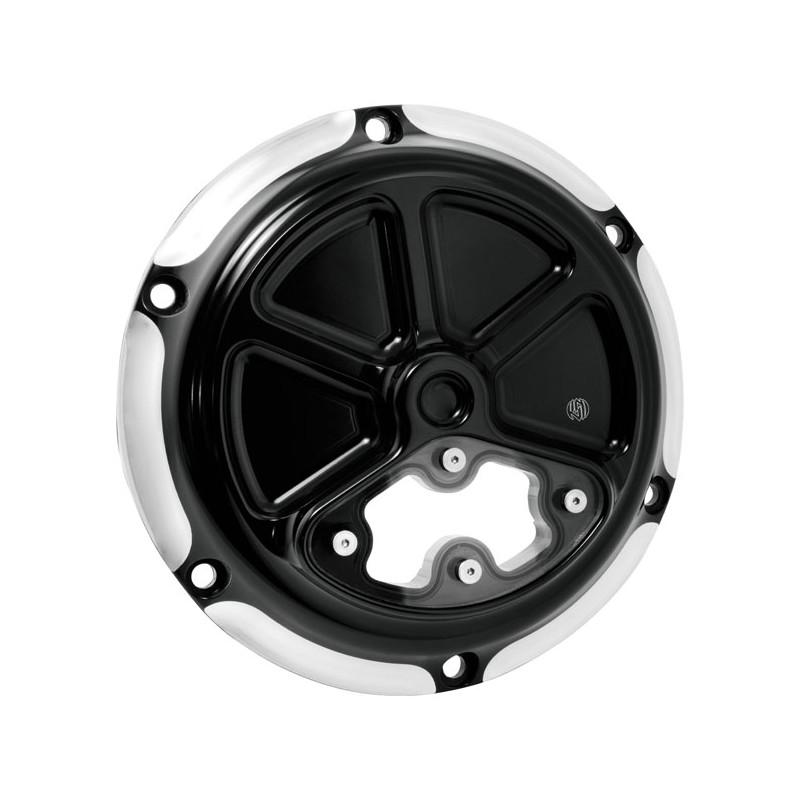 RSD, Clarity Derby cover. Black CC 04-22 XL 08-12 XR1200 (NU)