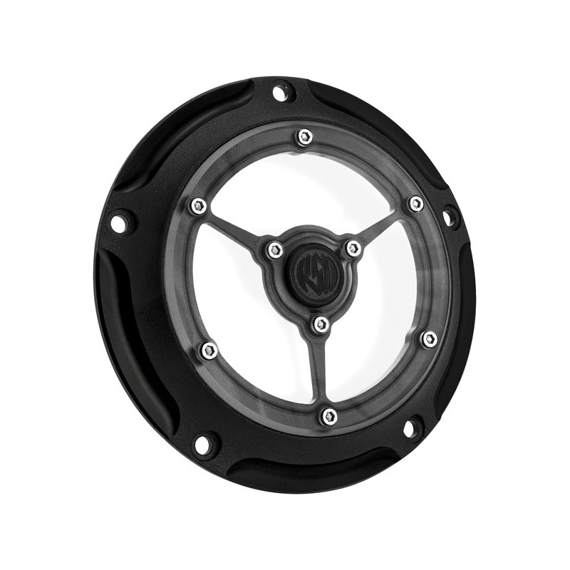 Pokrywa sprzęgła RSD Clarity. Czarna wersja Black Ops 99-17 Dyna 99-18 Softail (z wyłączeniem 2018 FLSB) 99-15 Touring Trike (z 