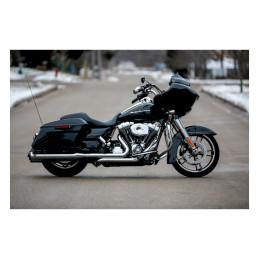 S&S, Stealth Tribute air cleaner kit. Chrome 16-17 Softail 2017 FXDLS 08-16 Touring (e-throttle)