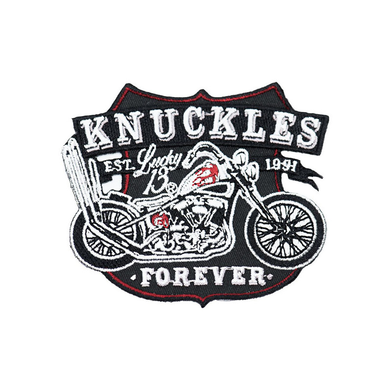 Lucky 13 Knuckles patch black 