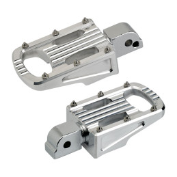 Biltwell Punisher passenger footpegs polished 18-23 Softail with passenger pegs (passenger)