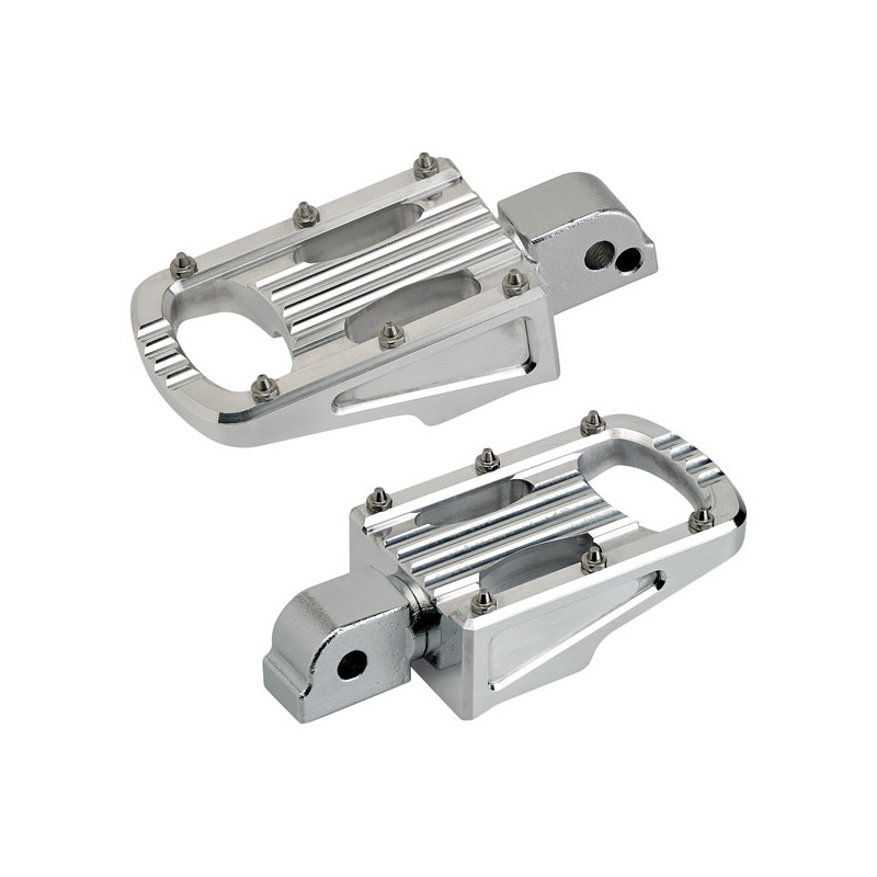 Biltwell Punisher passenger footpegs polished 18-23 Softail with passenger pegs (passenger)
