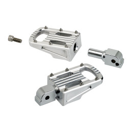 Biltwell Punisher passenger footpegs polished 18-23 Softail with passenger pegs (passenger)