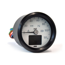 Velocímetro electrónico MMB 48mm 120mph negro