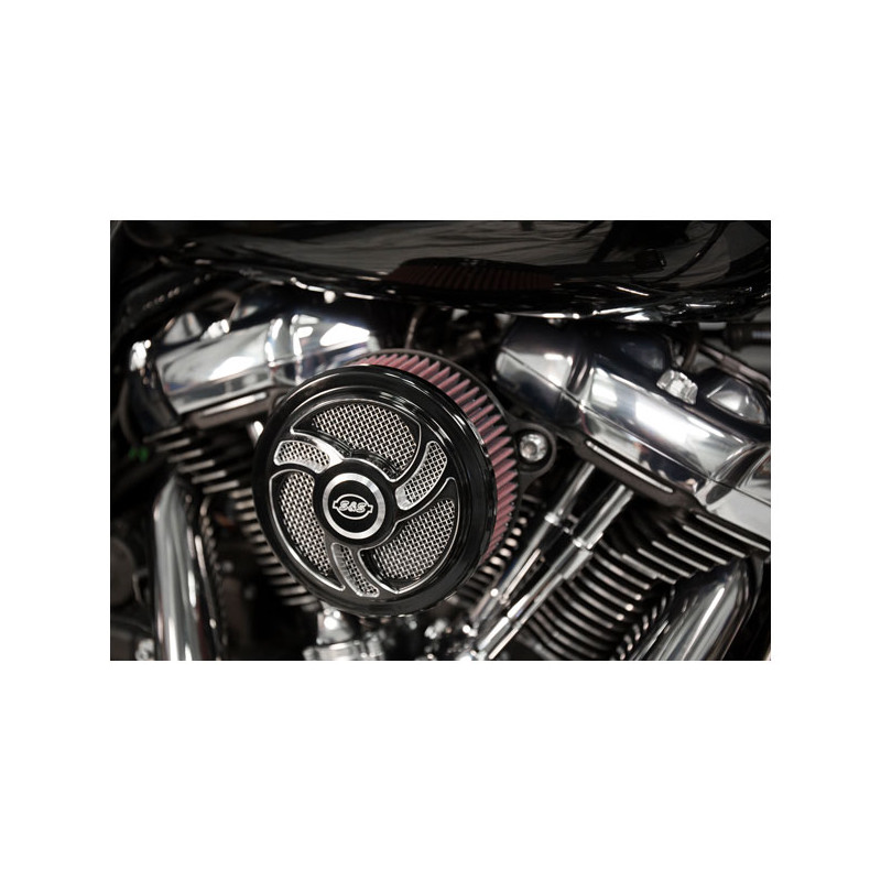 S&S Stealth, zestaw filtru powietrza Torker czarny 18-24 Softail 17-24 Touring (z wyłączeniem 2024 FLTRXSTSE Road Glide z silnik