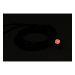 Światło sygnalizacyjne 3/8 cala. Czerwone, bez symbolu 91-03 Różne modele H-D (tylko dla modelu i rocznika)