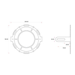 C-Racer universal headlight grill & lens kit No2 universal