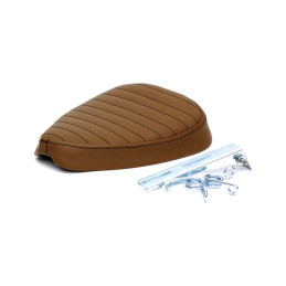 C-Racer, Classic bobber solo seat. Medium. Dark brown universal