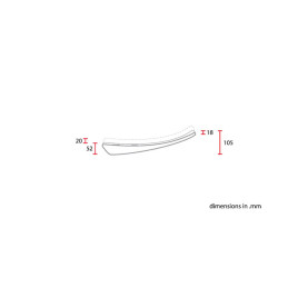 C-Racer, Classic bobber solo seat. Large. Dark brown universal