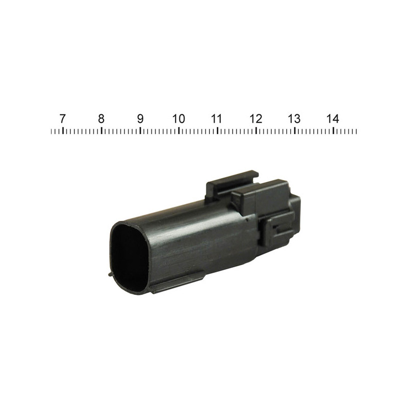 NAMZ, Molex MX-150 connector. Black, receptacle, 4-pin 07-23 various H-D