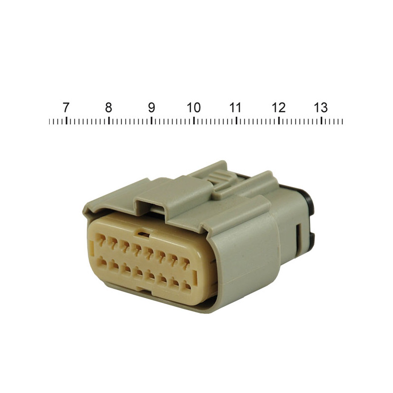 NAMZ, Złącze Molex MX-150. Szare, wtyk, 16-pin 07-23 różne H-D