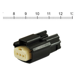 NAMZ, Molex MX-150 connector. Black, plug, 3-pin 07-23 various H-D