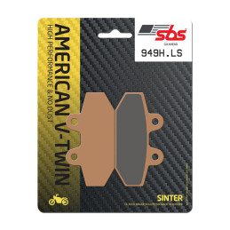 SBS, brake pads. Street Excel Sinter Rear: 18-23 Softail