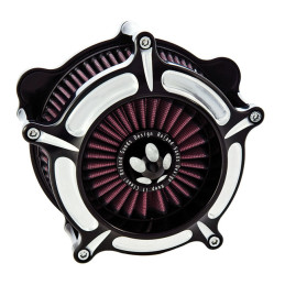 RSD, Turbine air cleaner kit. Black CC 18-24 Softail 17-24 Touring (excl. 2024 FLTRXSTSE Road Glide with 121" HO engine 23-24 FL