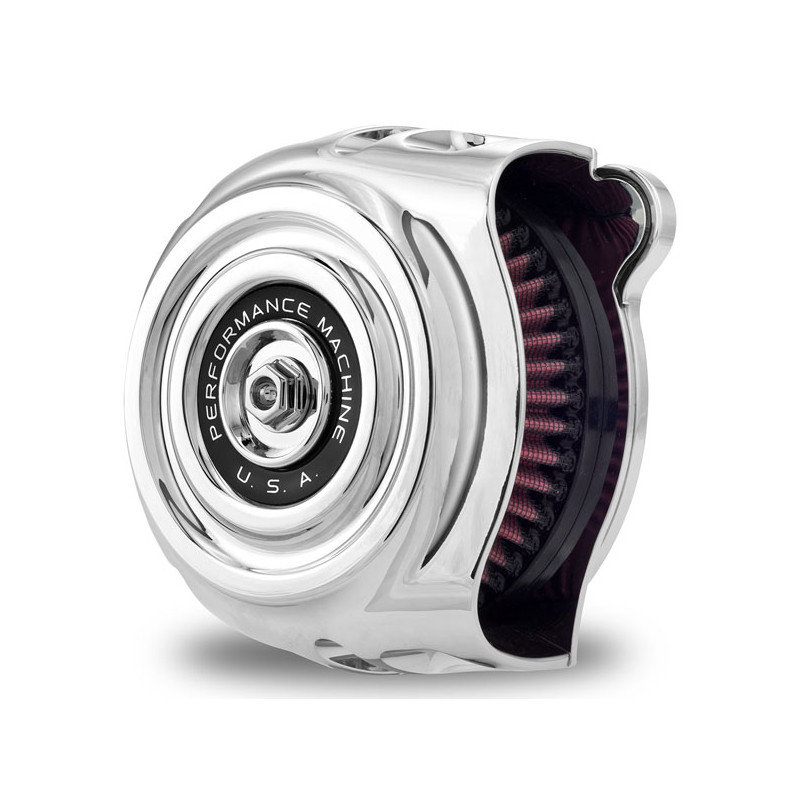 Zestaw filtrów powietrza PM Vintage. Chromowany 18-24 Softail 17-24 Touring (z wyłączeniem 2024 FLTRXSTSE Road Glide z silnikiem