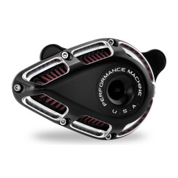 PM, Jet air cleaner kit. Black CC 18-24 Softail 17-24 Touring (excl. 2024 FLTRXSTSE Road Glide with 121" HO engine 23-24 FLHXSE 