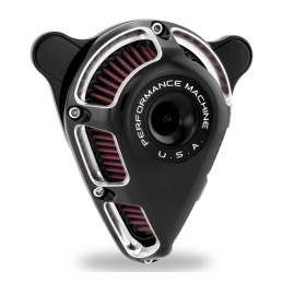 PM, Jet air cleaner kit. Black CC 18-24 Softail 17-24 Touring (excl. 2024 FLTRXSTSE Road Glide with 121" HO engine 23-24 FLHXSE 