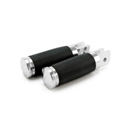 Caliber rider footpegs, polished 18-23 Softail with foot pegs (rider)
