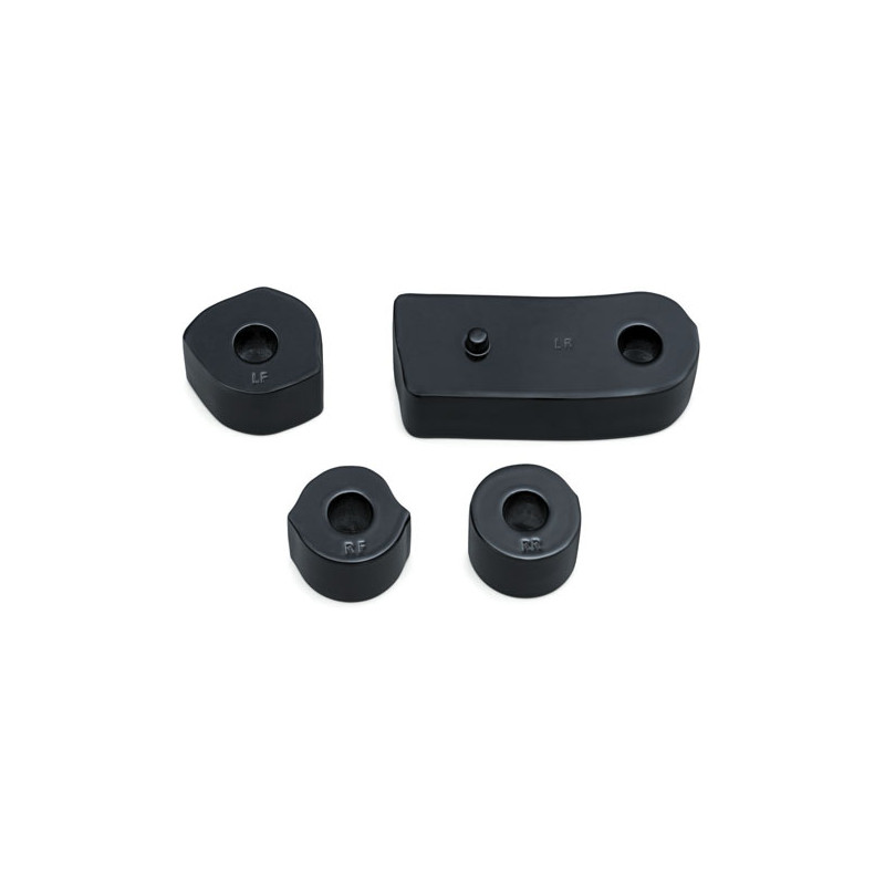Kuryakyn, rider floorboard offset spacer kit 18-24 FL Softail (excl. 18-24 FLSB Sport Glide)