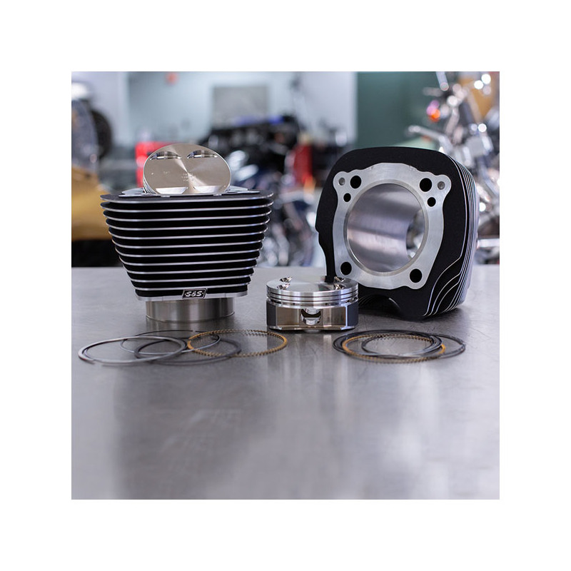 S&S, 114" to 128" big bore conversion cylinder & piston kit 17-23 114" M8