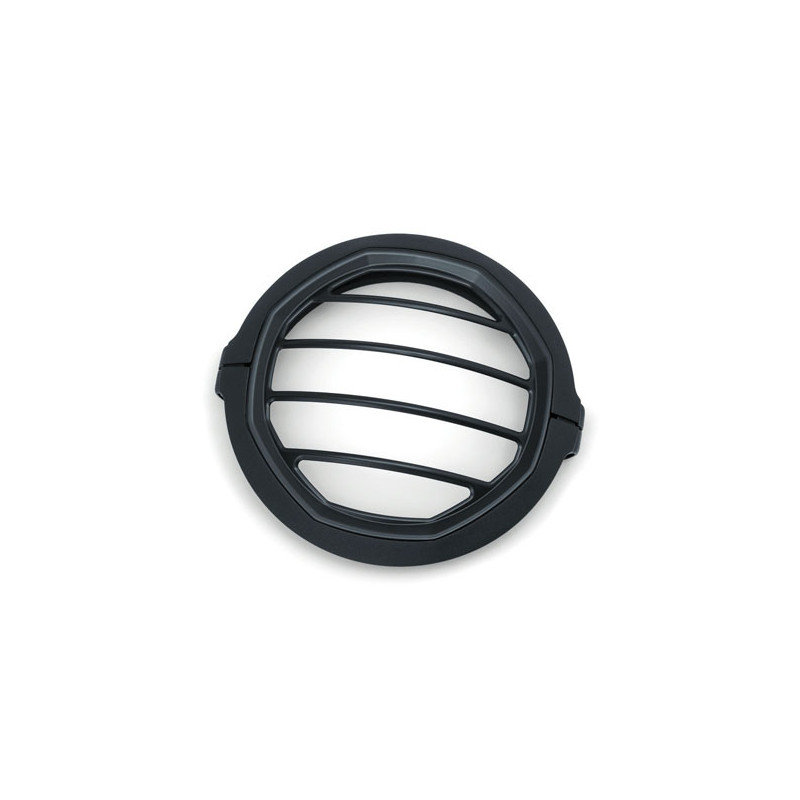 Osłona reflektora Kuryakyn Dillinger 5-3/4". Matowa czarna. Pasuje do większości motocykli Harley-Davidson z reflektorem 5-3/4"