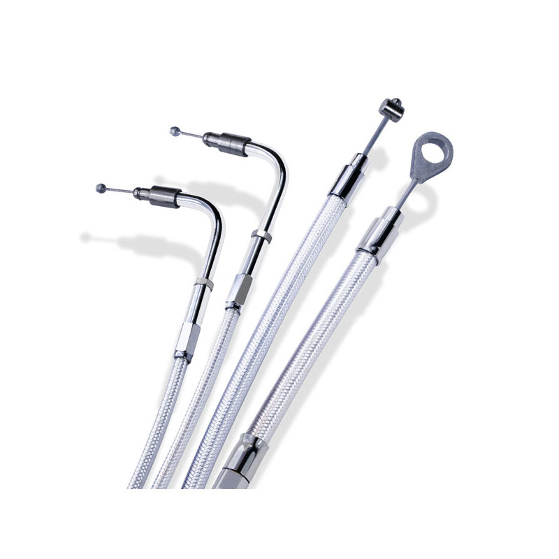 BARNETT THROTTLE CABLE +20 INCH 96-21 CV carb/injection (excl. 04-06 XL cruise control & electronic throttle models)