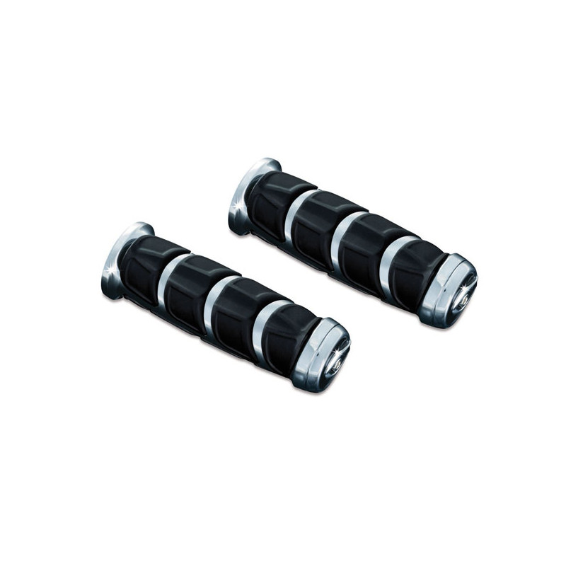 Chromowane chwyty Kuryakyn Kinetic 1" Honda: 10-16 VT1300 02-08 VTX1800 03-09 VTX1300 09-20 Fury 04-05 Rune 98-20 Shadow 750 Ace